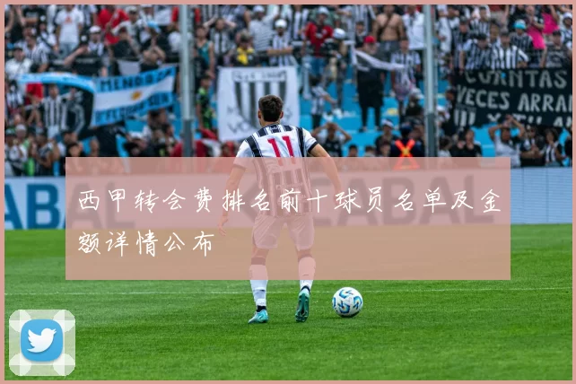 西甲转会费排名前十球员名单及金额详情公布